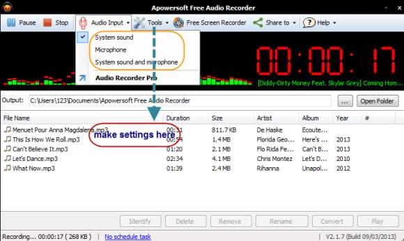 apowersoft streaming audio recorder error
